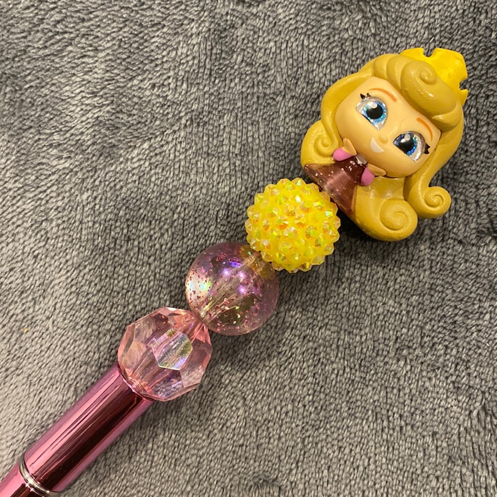 Disney Doorables: Aurora Beaded Pen Pink Sleeping Beauty